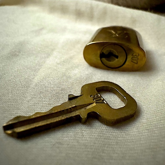 Louis Vuitton Brass Lock & Key #307 - Picture 2 of 2